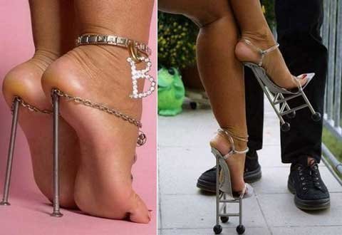 Liệu có cô gái nào dám đi đôi giày cảm giác mình có thể dễ gặp tai nạn.